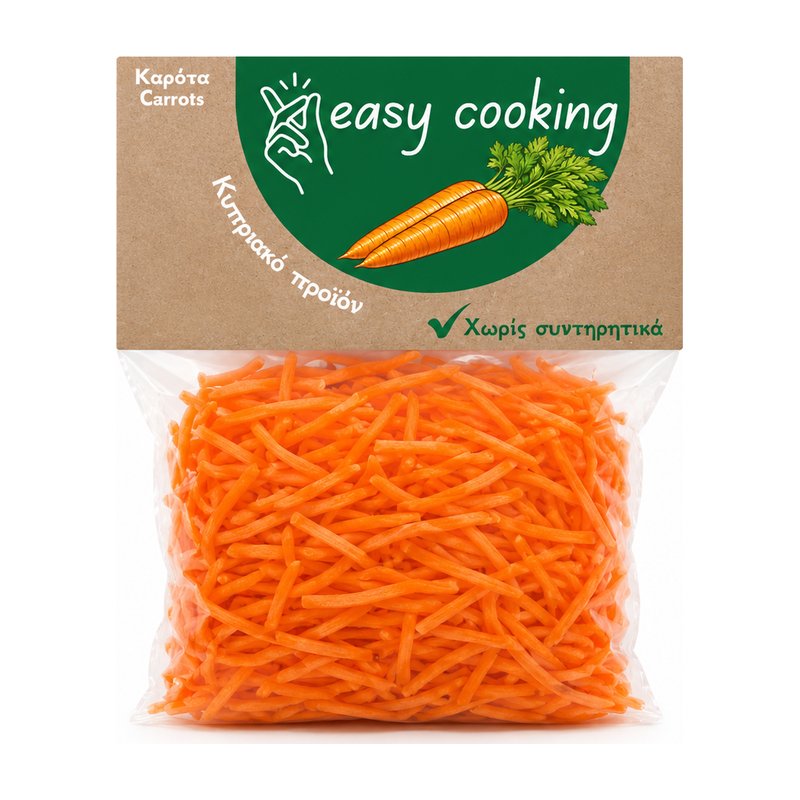 Julienne carrots