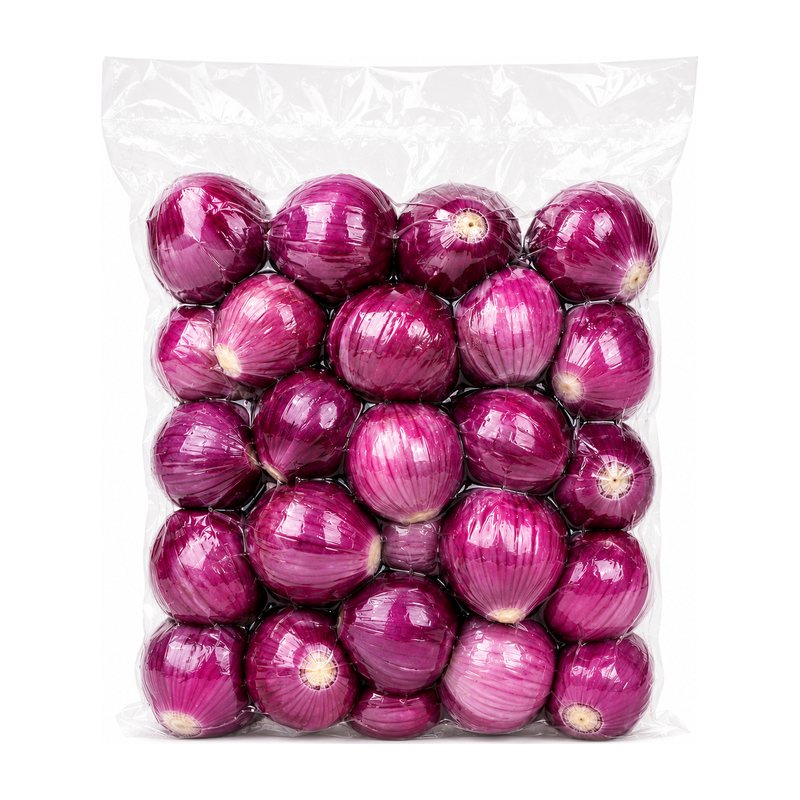 Whole peeled red onion