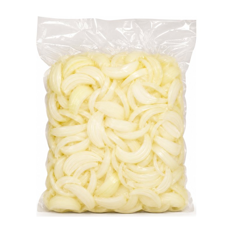 Sliced yellow onion