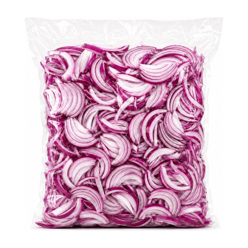 Sliced red onion